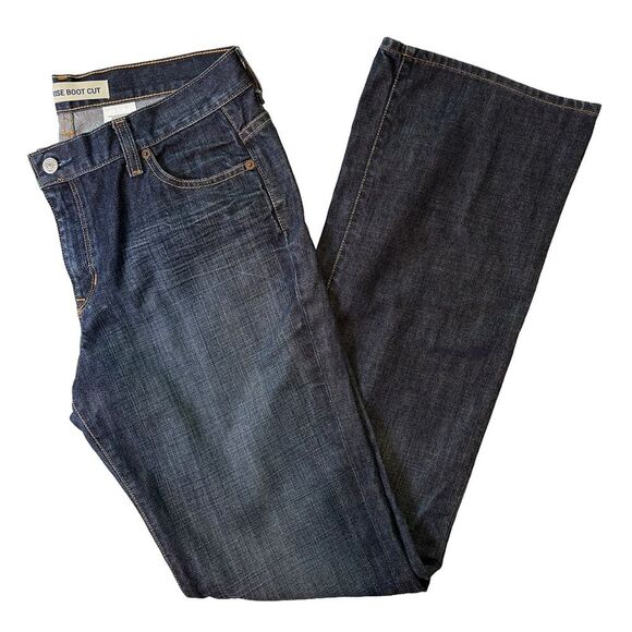 GAP Denim - GAP Low Rise Bootcut Jeans | Made in USA | Dark Wash Y2K Denim